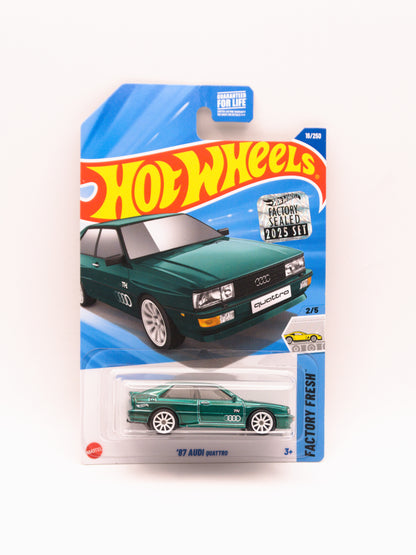 Super Treasure Hunt STH '87 Audi Quattro Turkusowy Factory Sealed *Haczyk