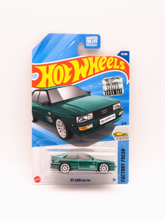Super Treasure Hunt STH '87 Audi Quattro Turkusowy Factory Sealed *Haczyk