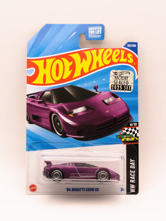 Super Treasure Hunt STH '94 Bugatti EB110 SS Fioletowy Factory Sealed