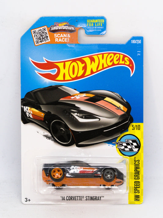 Super Treasure Hunt '14 Corvette Stingray Czarny