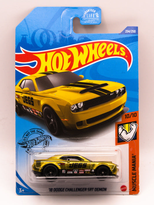 Super Treasure Hunt '18 Dodge Challenger SRT Demon Złoty