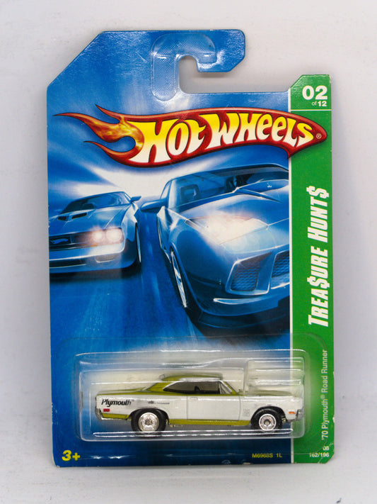 Super Treasure Hunt '70 Plymouth Road Runner Biały