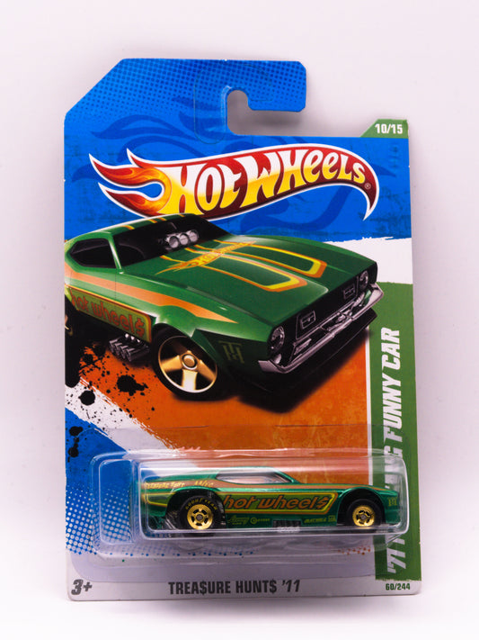 Super Treasure Hunt '71 Mustang Funny Car Zielony