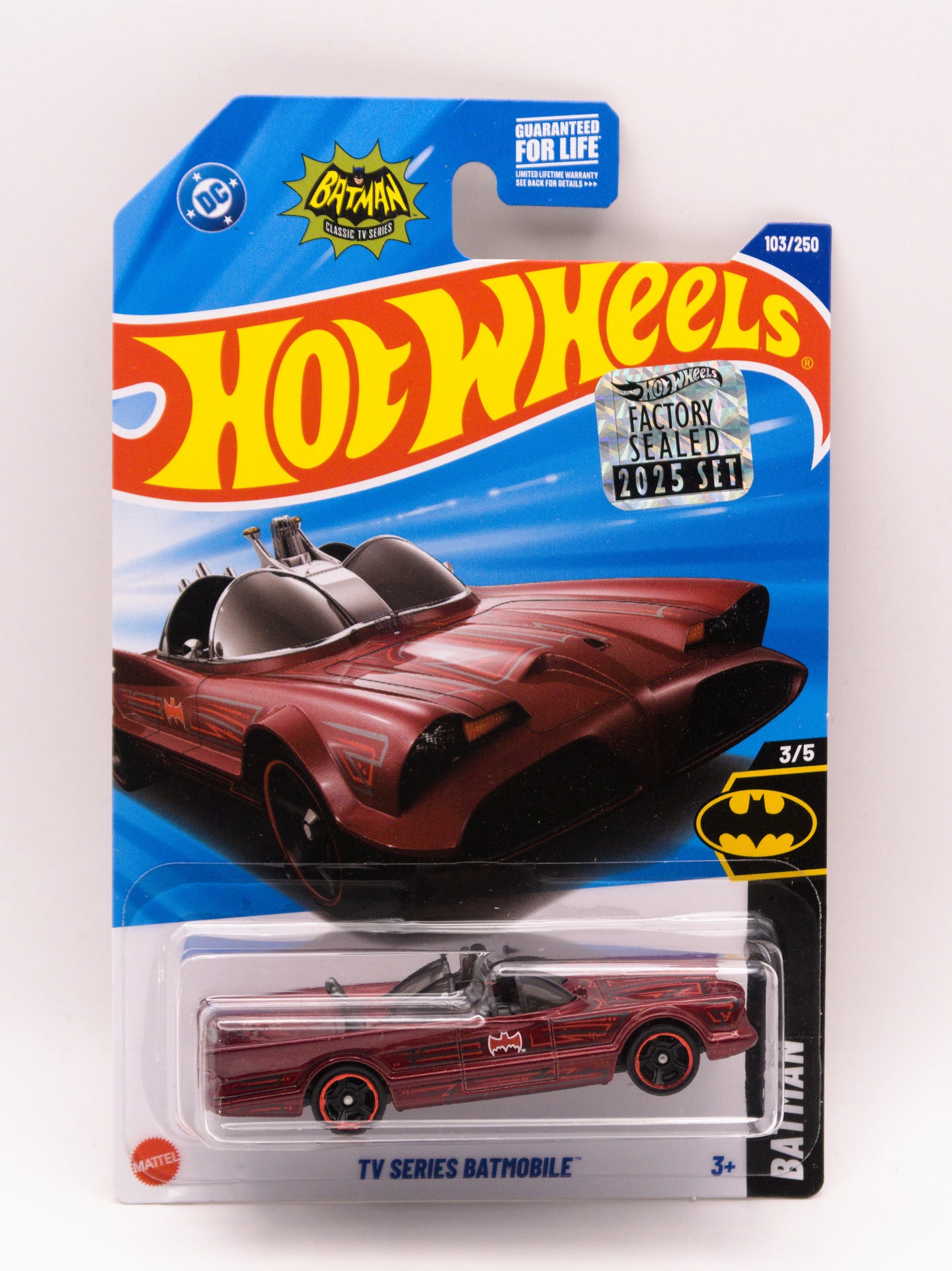 TV Series Batmobile Czerwony Factory Sealed