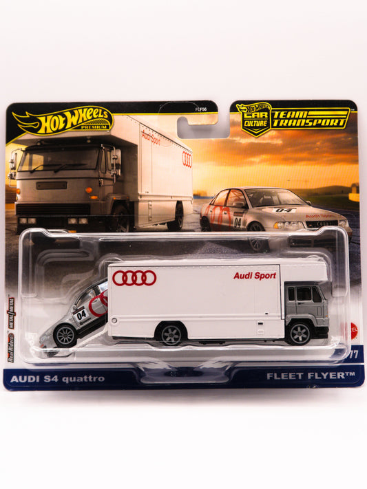 Team Transport Audi S4 Quattro Szary + Fleet Flyer