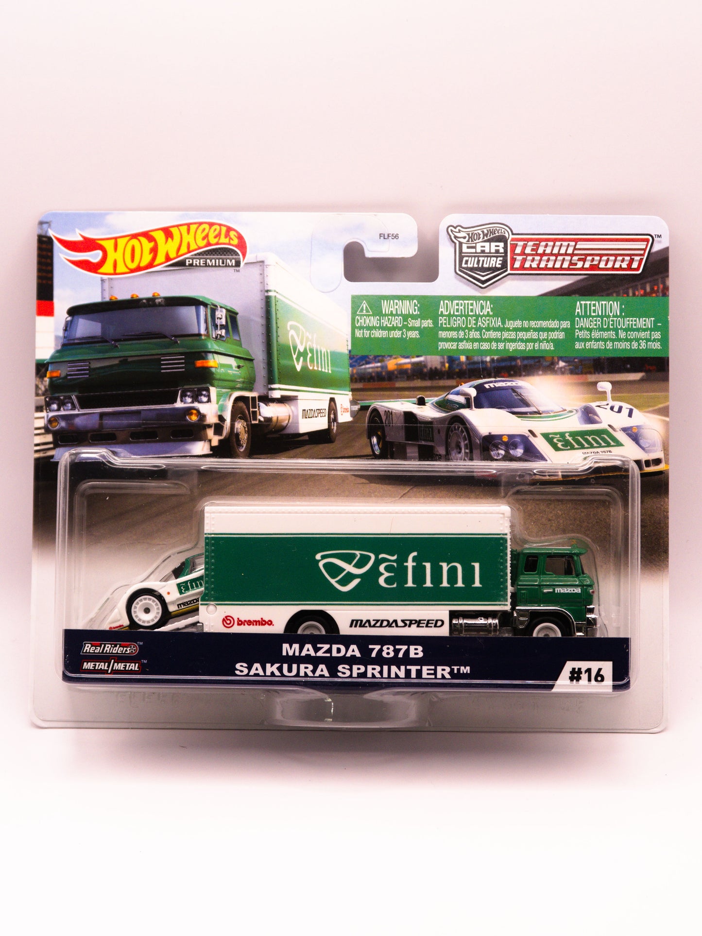 Team Transport Mazda 787B + Sakura Sprinter Biały Premium