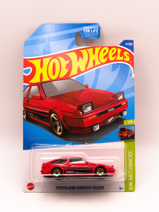 Toyota AE86 Sprinter Trueno Czerwony *Uszkodzona Karta