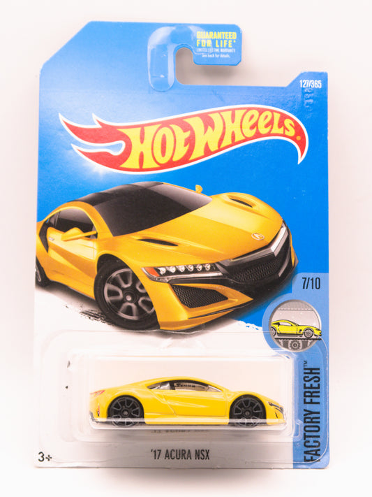 '17 Acura NSX Żółty