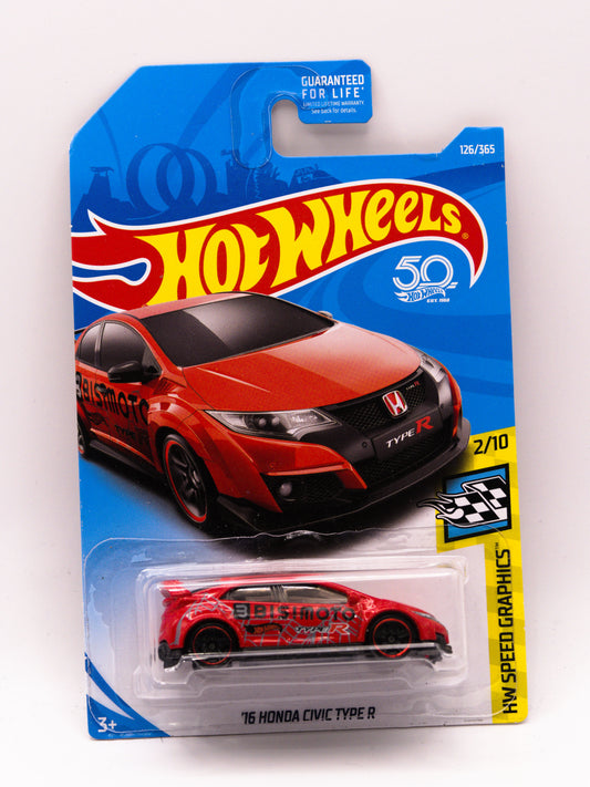'16 Honda Civic Type R Czerwony