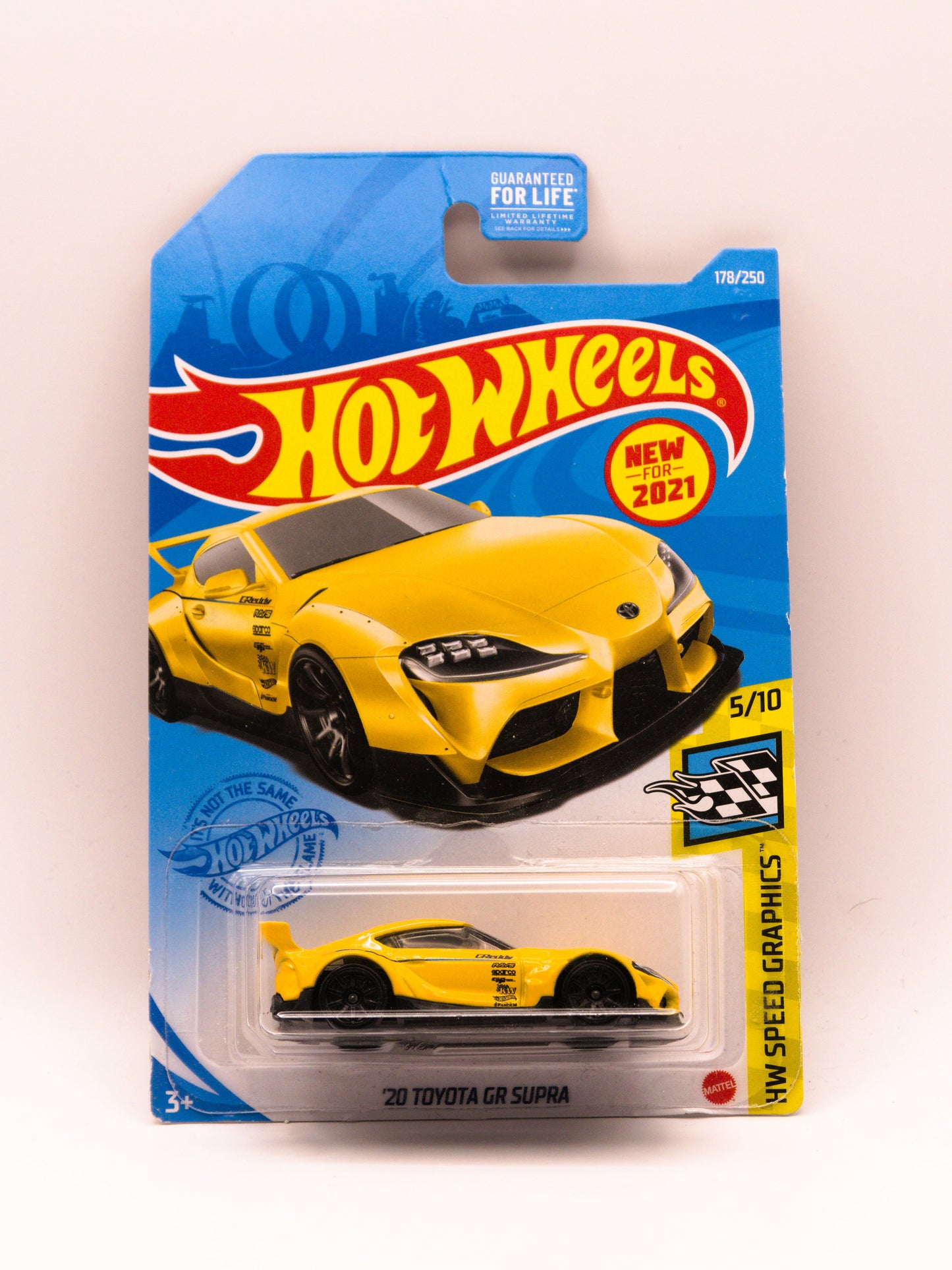 '20 Toyota GR Supra Żółty *Uszkodzony Haczyk