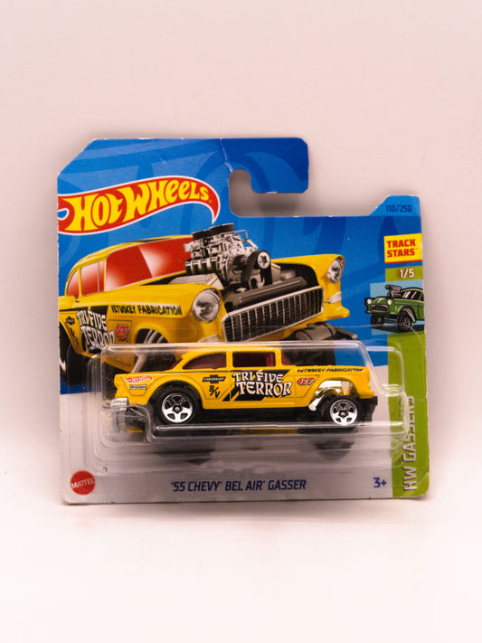 '55 Chevy Bel Air Gasser Żółty *Haczyk