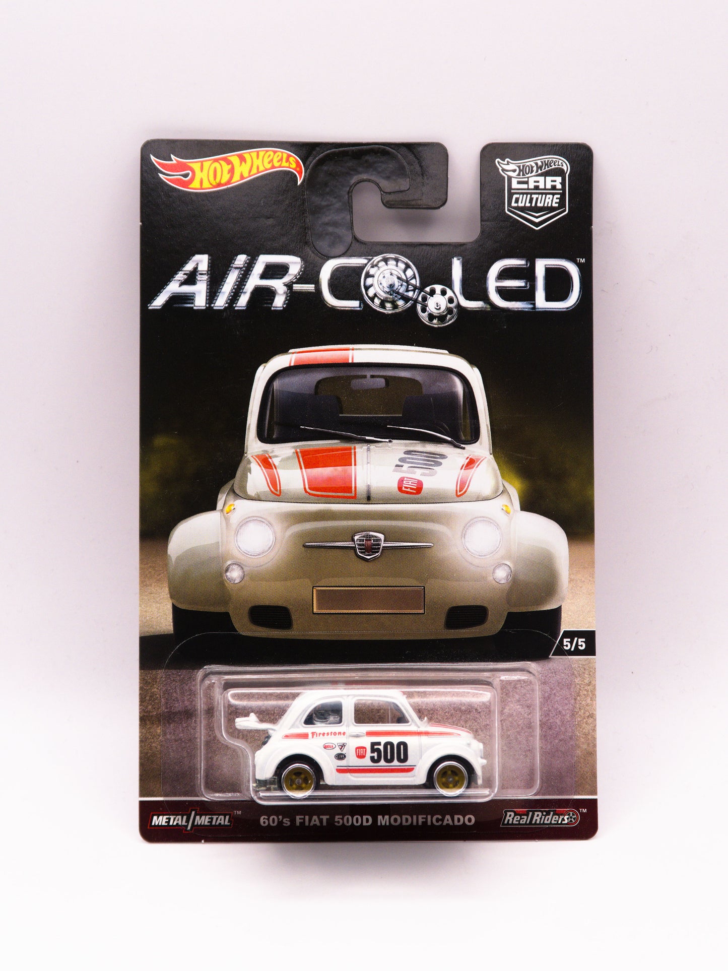 60's Fiat 500 D Modificado Air Cooled Premium Biały