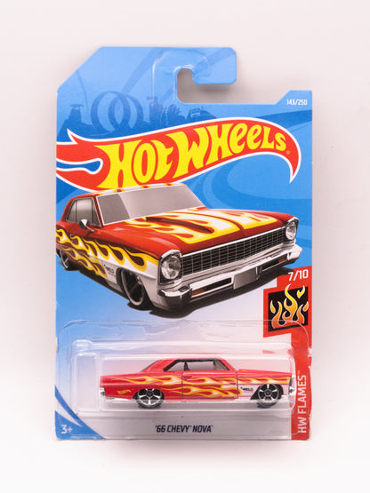 '66 Chevy Nova Czerwony *Uszkodzona Karta