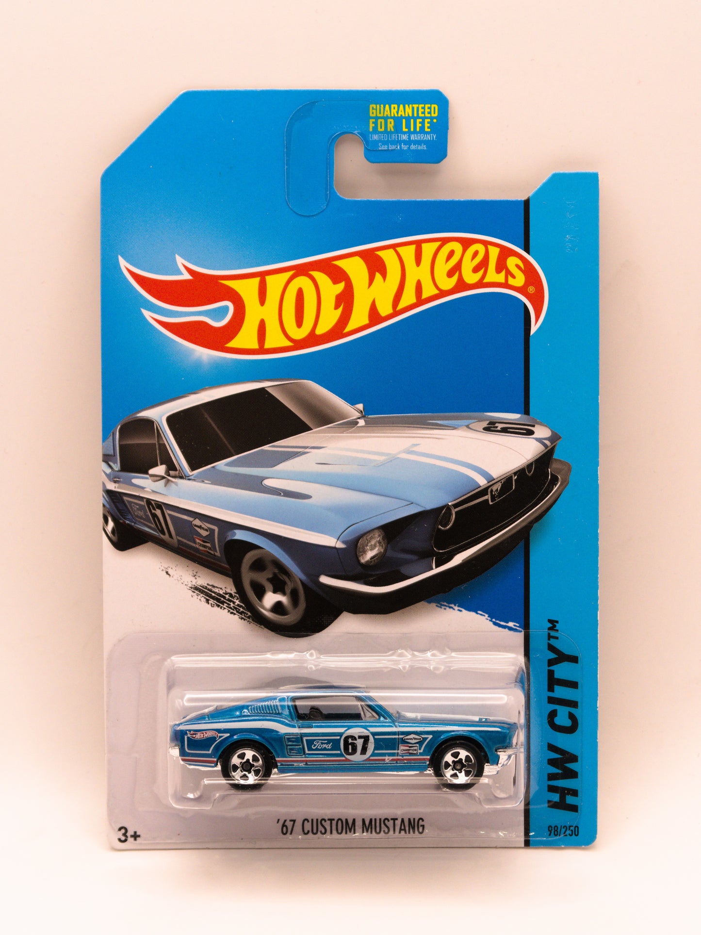 '67 Custom Mustang Niebieski