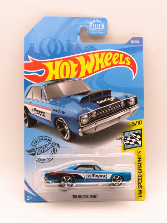 '68 Dodge Dart Niebieski *Uszkodzona Karta