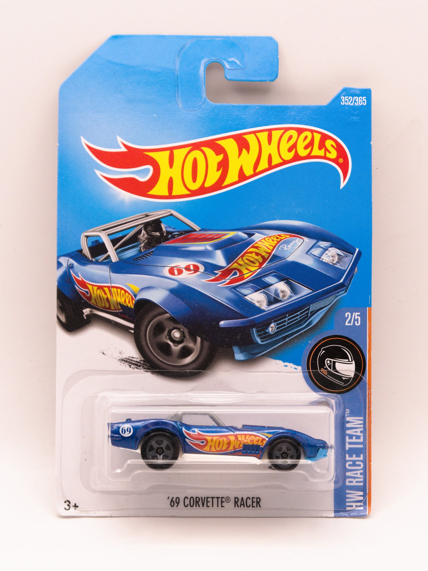 '69 Corvette Racer Niebieski