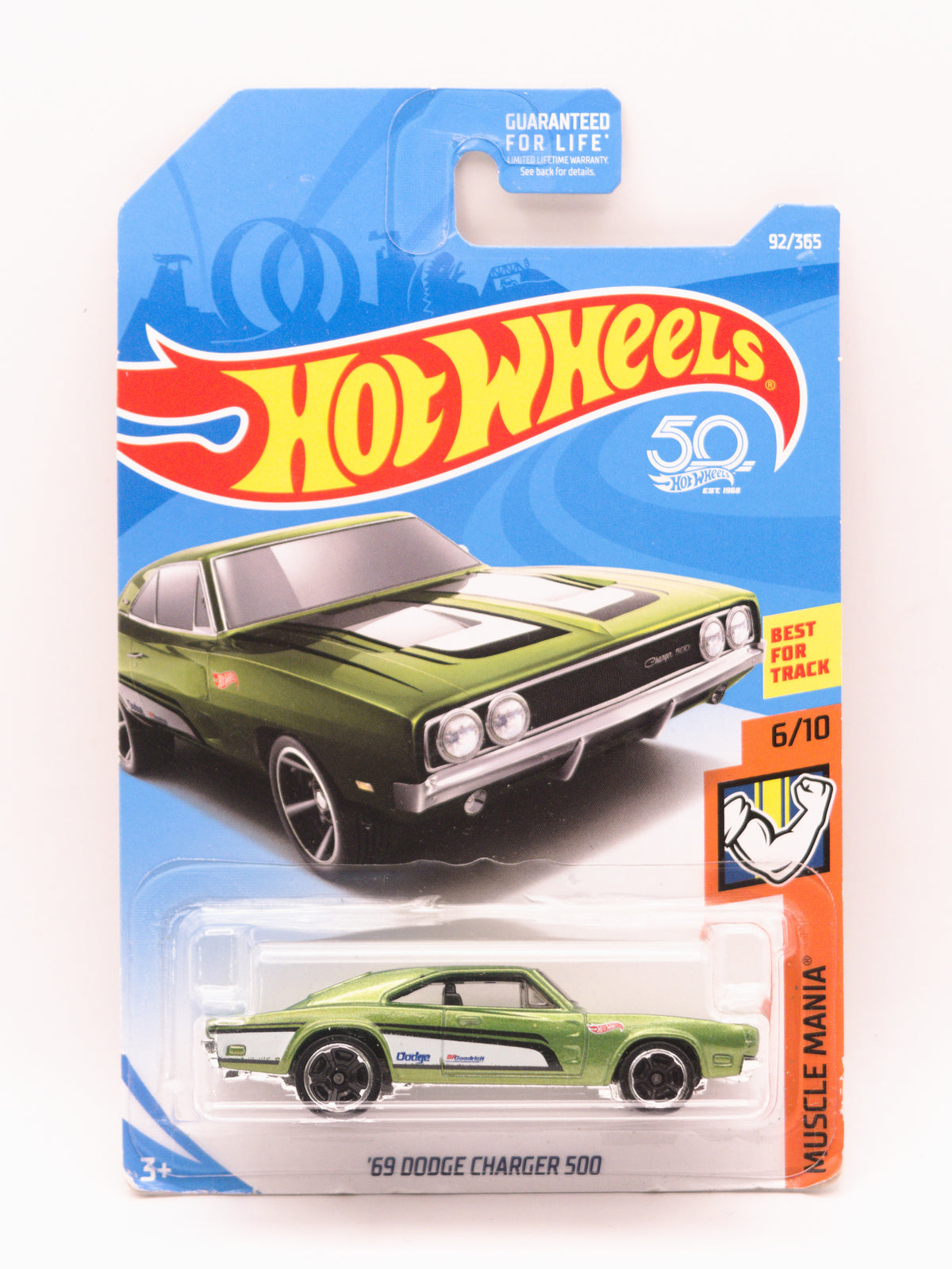 '69 Dodge Charger 500 Zielony *Blister