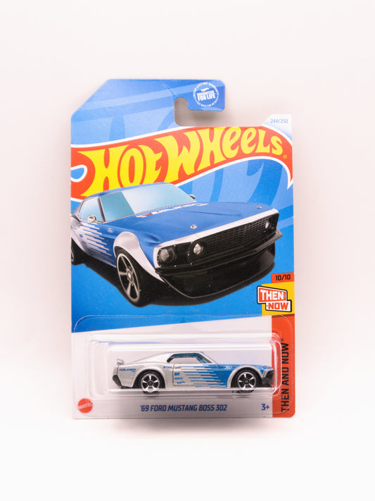 '69 Ford Mustang Boss 302 Falken Srebrny *Haczyk
