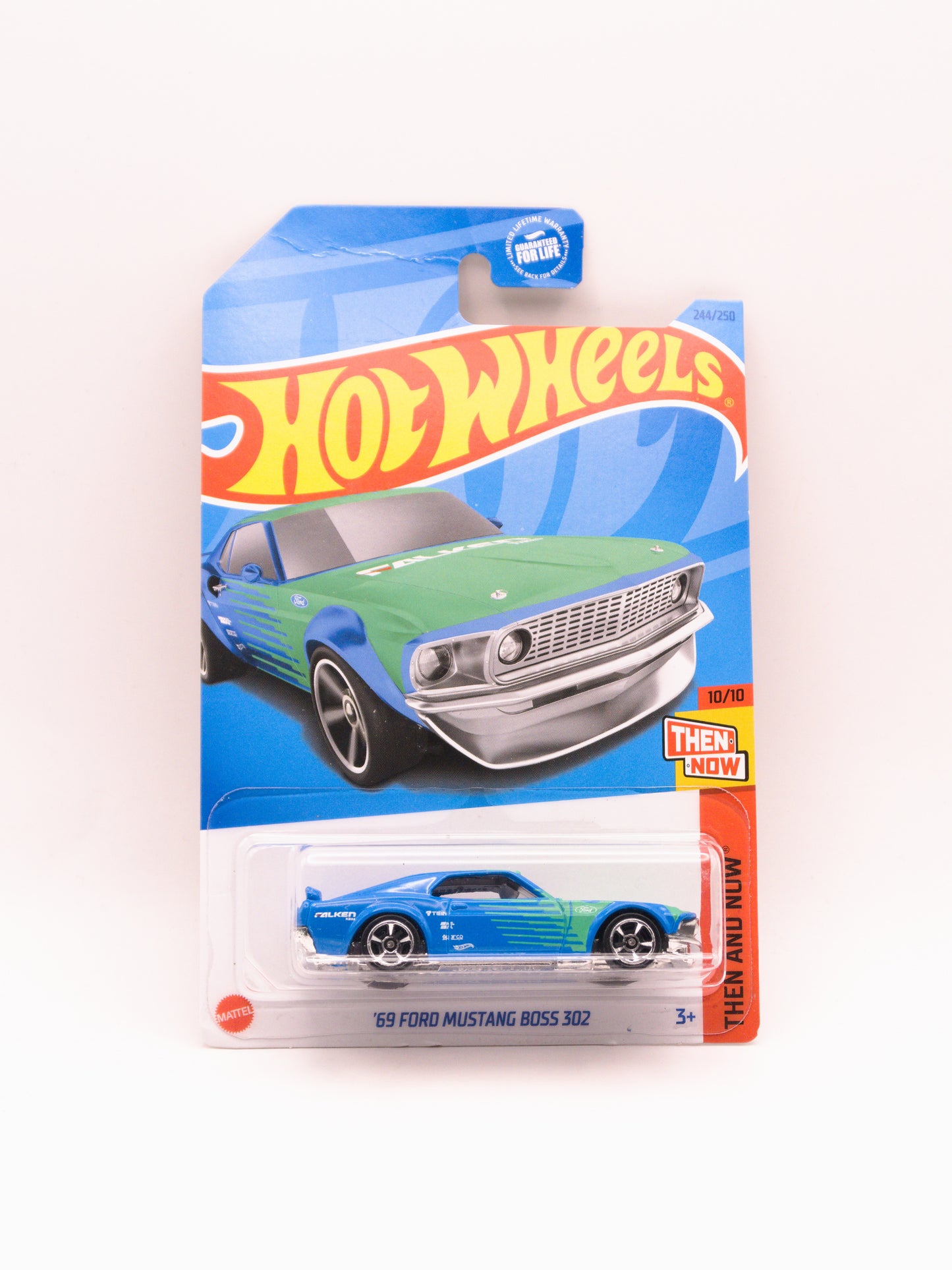 '69 Ford Mustang Boss 302 Niebieski Falken *Karta