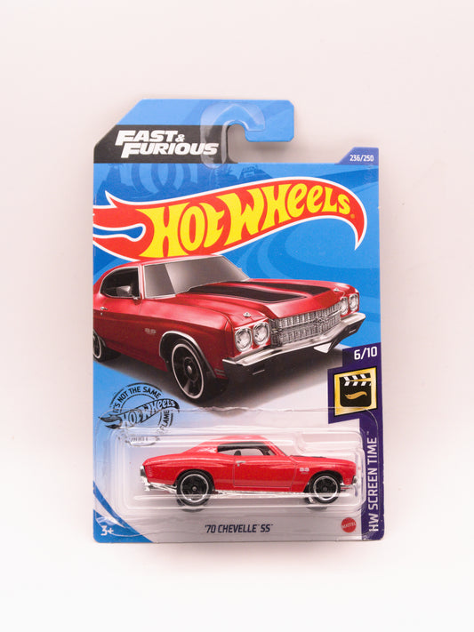 '70 Chevelle SS Fast and Furious Czerwony