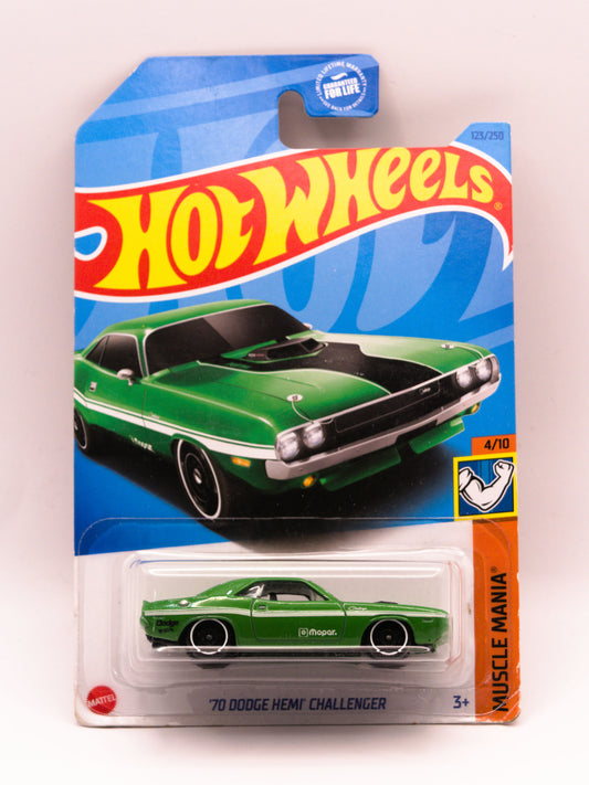 '70 Dodge Hemi Challenger Zielony *Uszkodzona Karta