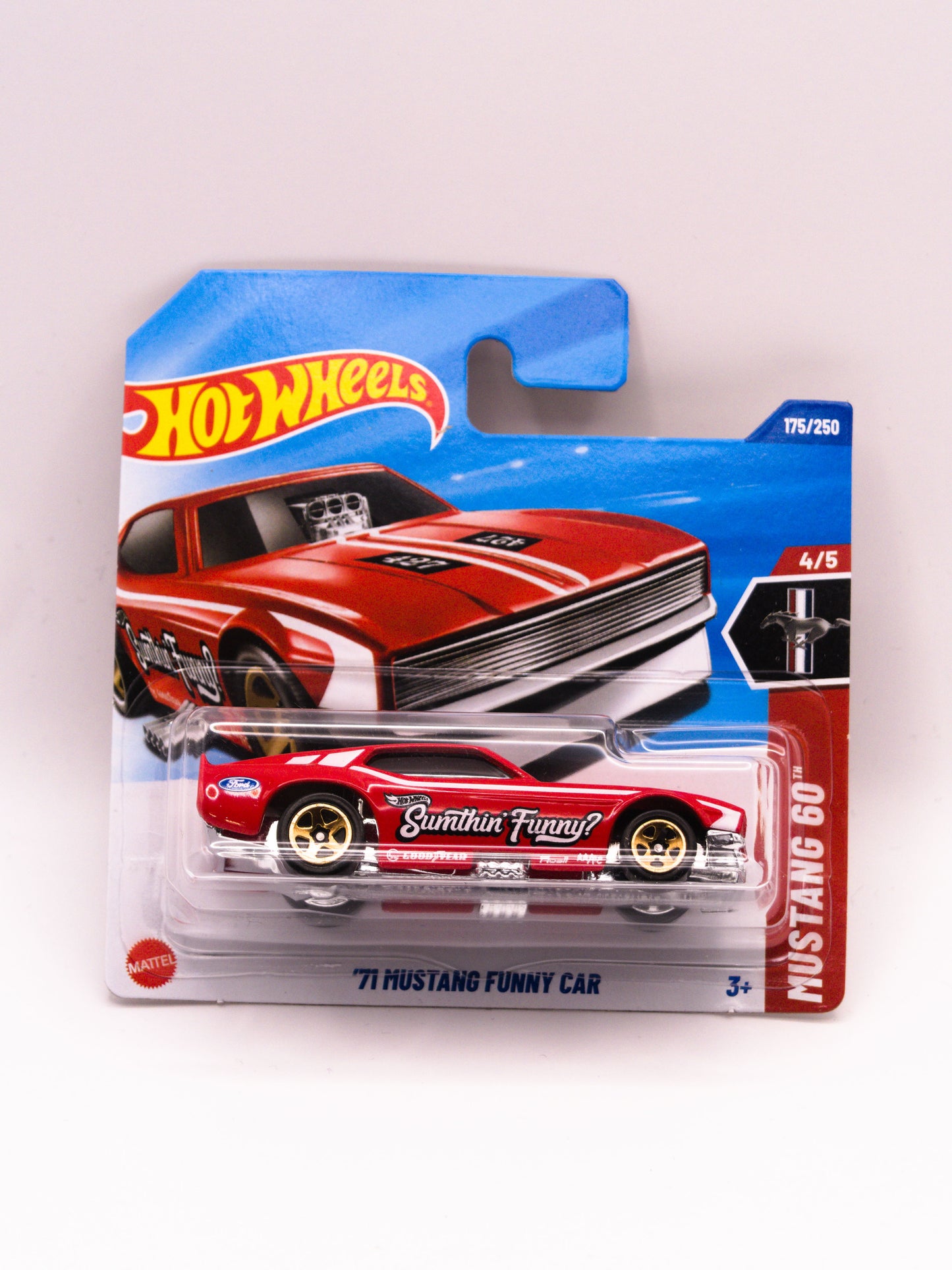 '71 Mustang Funny Car Czerwony (Case H)