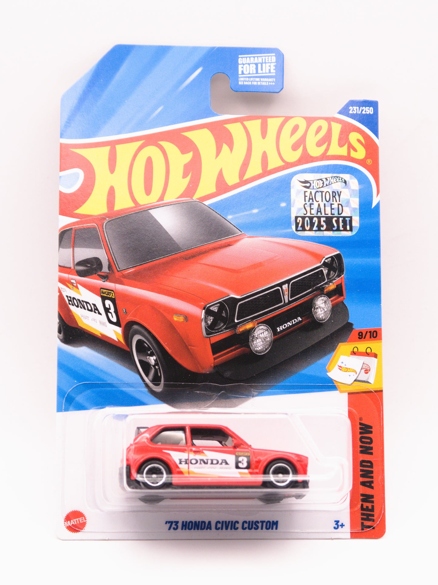 '73 Honda Civic Custom Czerwony Factory Sealed