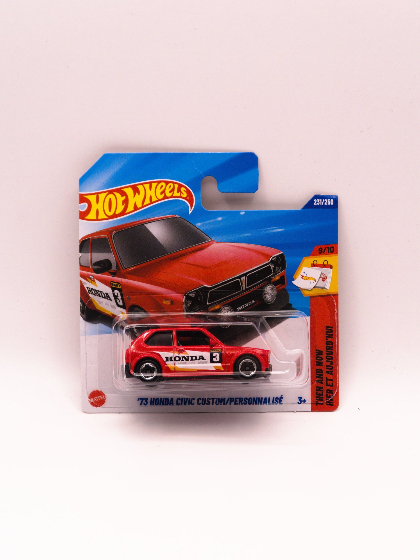 '73 Honda Civic Custom Czerwony *Haczyk