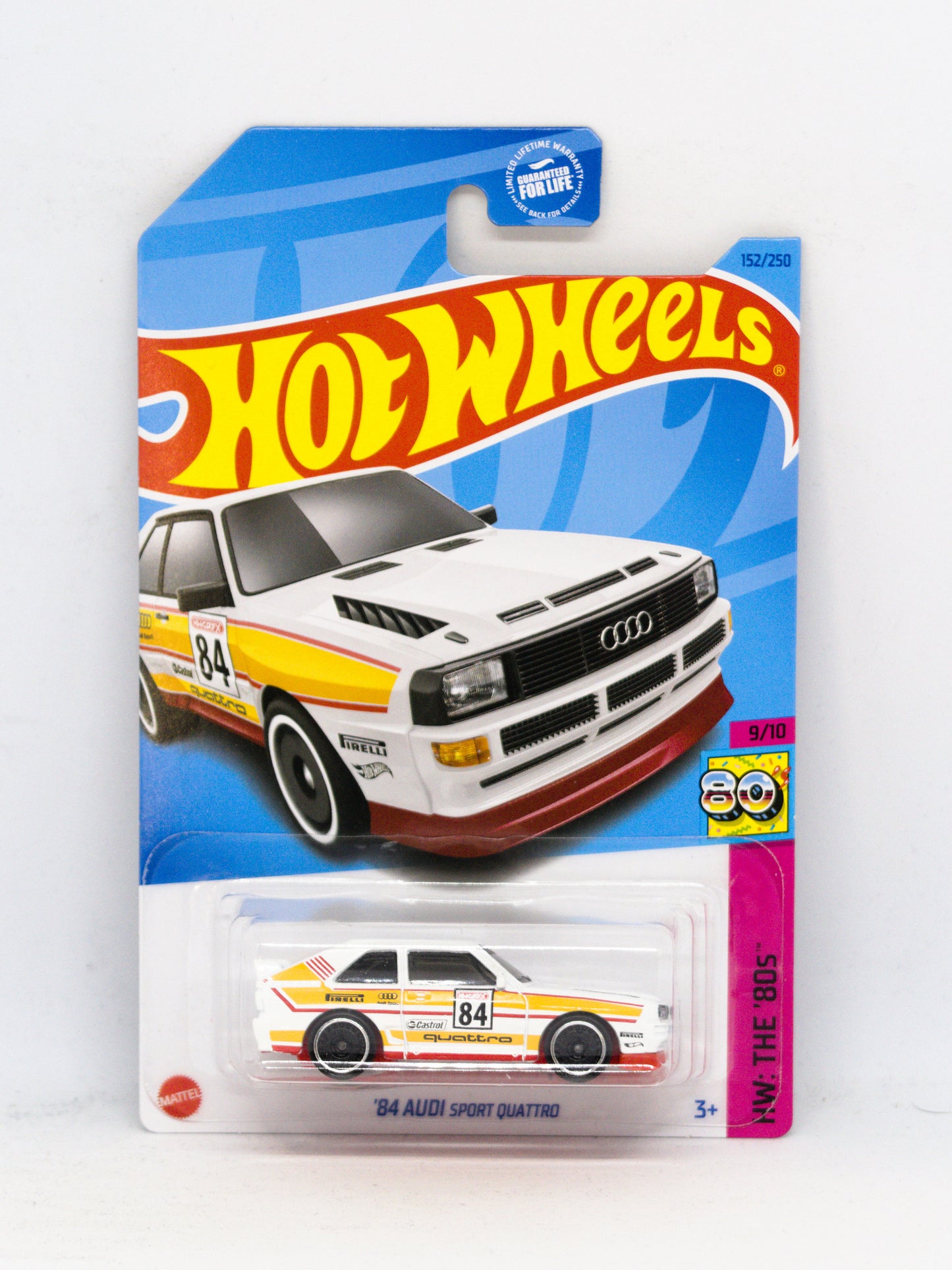 '84 Audi Sport Quattro Biało/Żółty