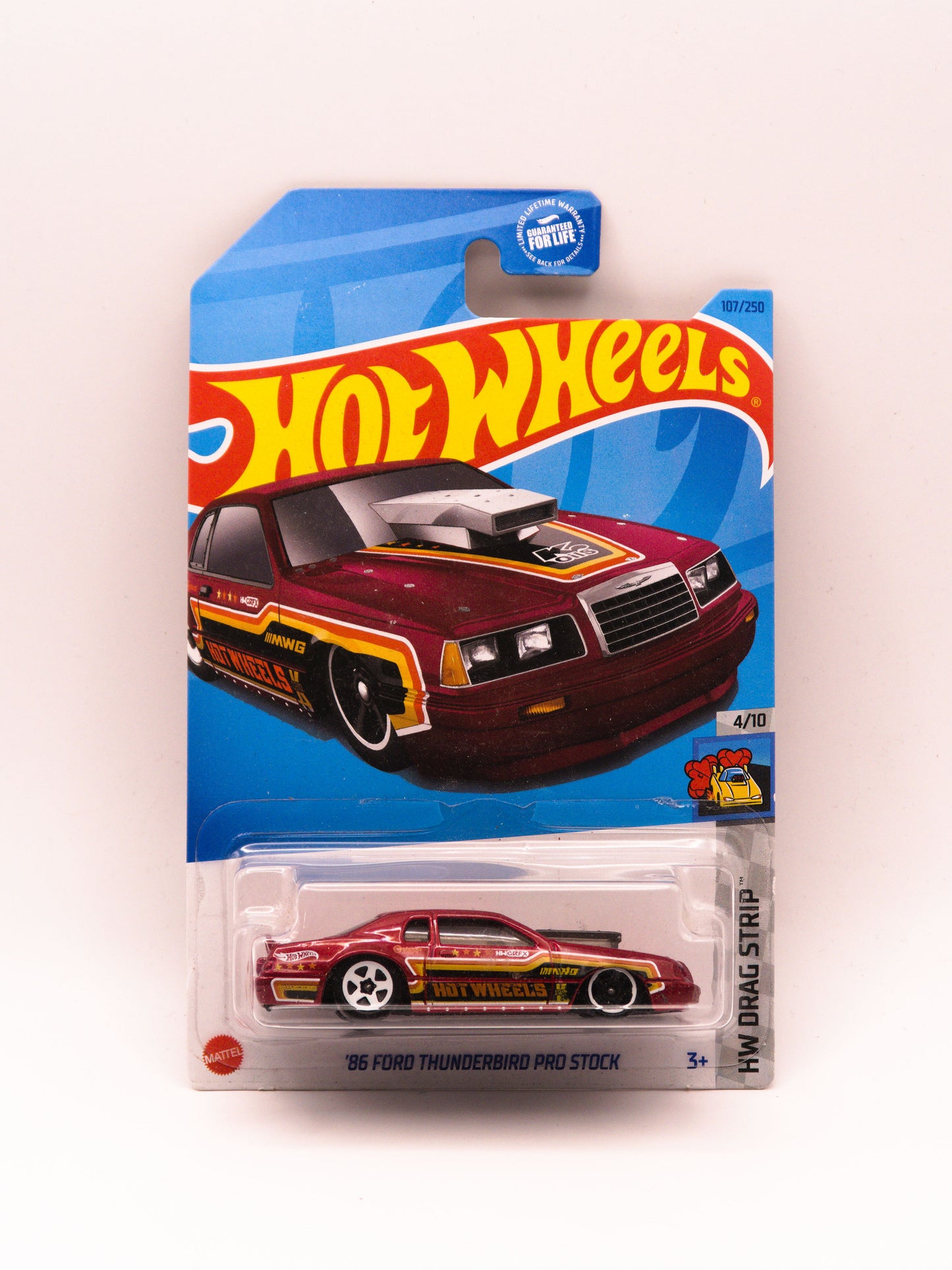 '86 Ford Thunderbird Pro Stock Czerwony *Blister