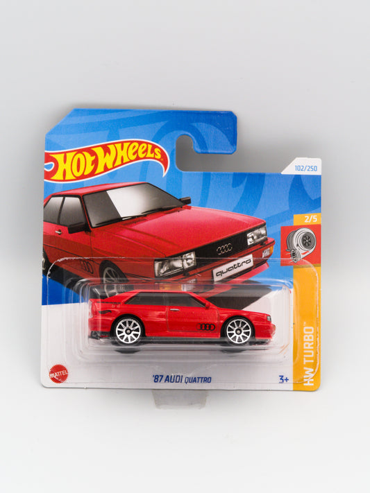 '87 Audi Quattro Czerwony