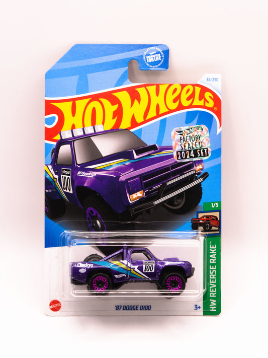 '87 Dodge D100 Fioletowy Factory Sealed