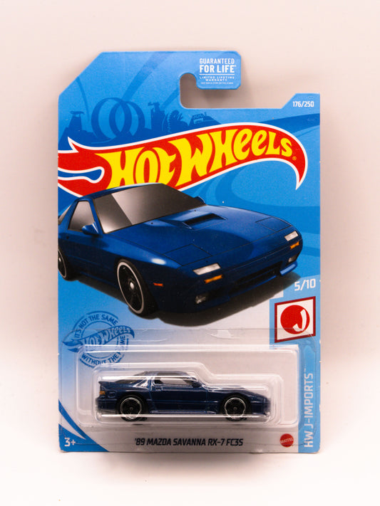 '89 Mazda Savanna RX-7 FC3S Niebieski