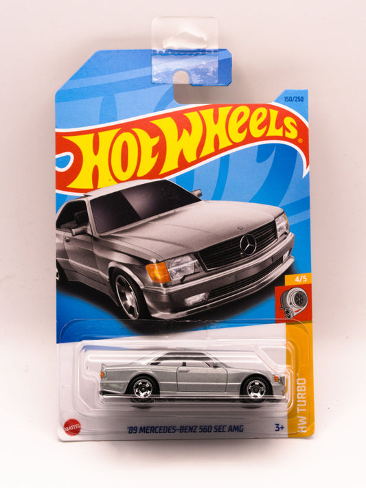 '89 Mercedes-Benz 560 SEC AMG Srebrny
