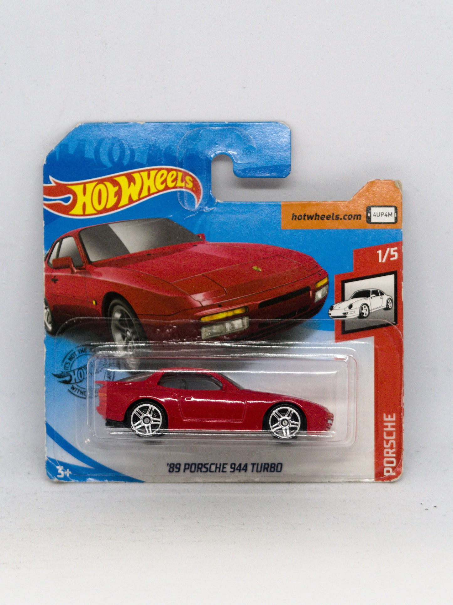 '89 Porsche 944 Turbo Czerwony *Uszkodzony