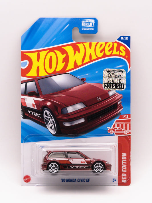 '90 Honda Civic EF Czerwony Red Edition Factory Sealed