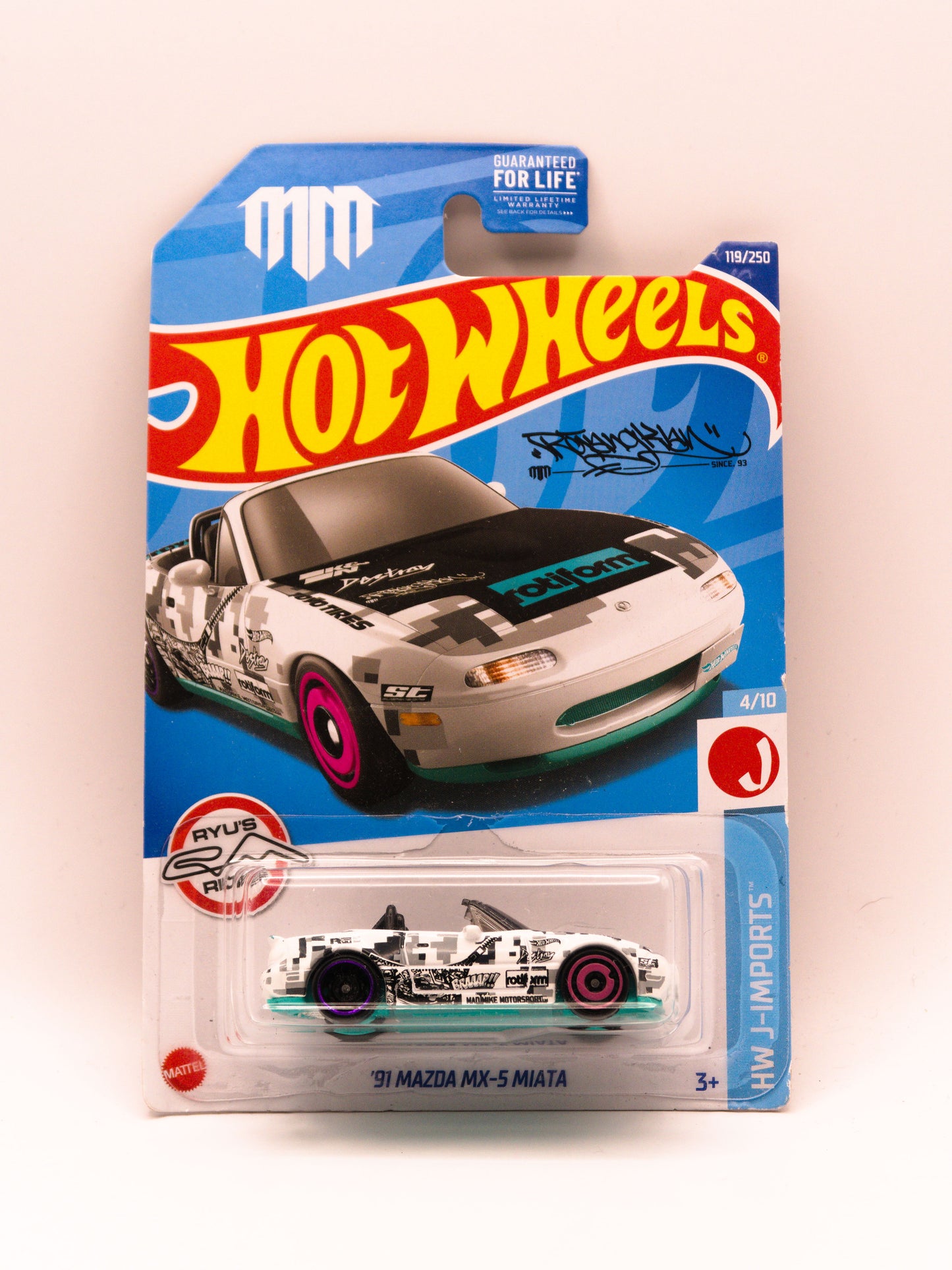 '91 Mazda MX-5 Miata Biały