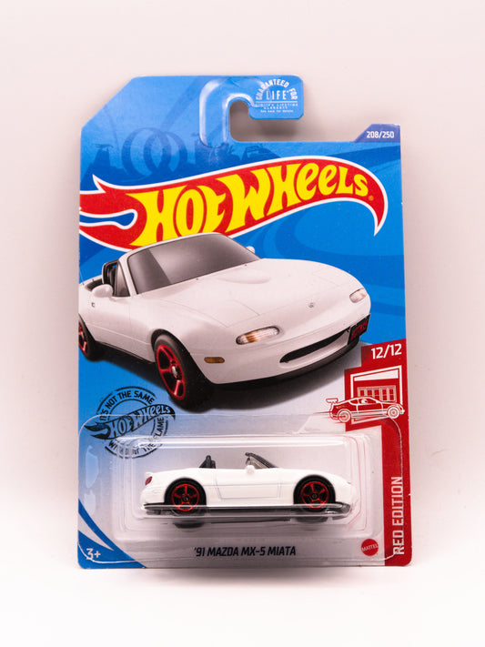 '91 Mazda MX-5 Miata Biały Red Edition