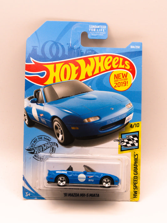 '91 Mazda MX-5 Miata Niebieska