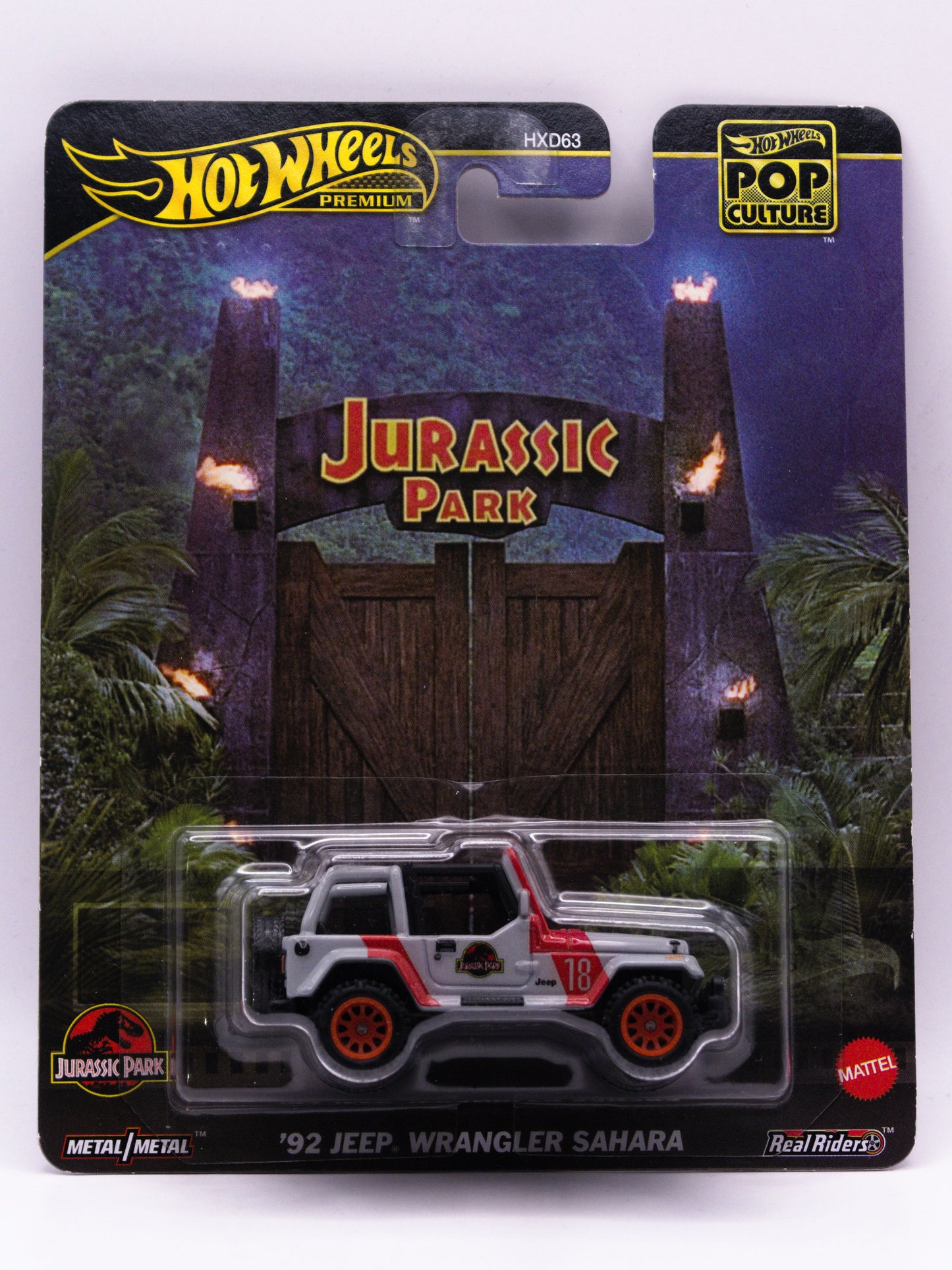 '92 Jeep Wrangler Sahara Szary Jurassic Park Premium Szary