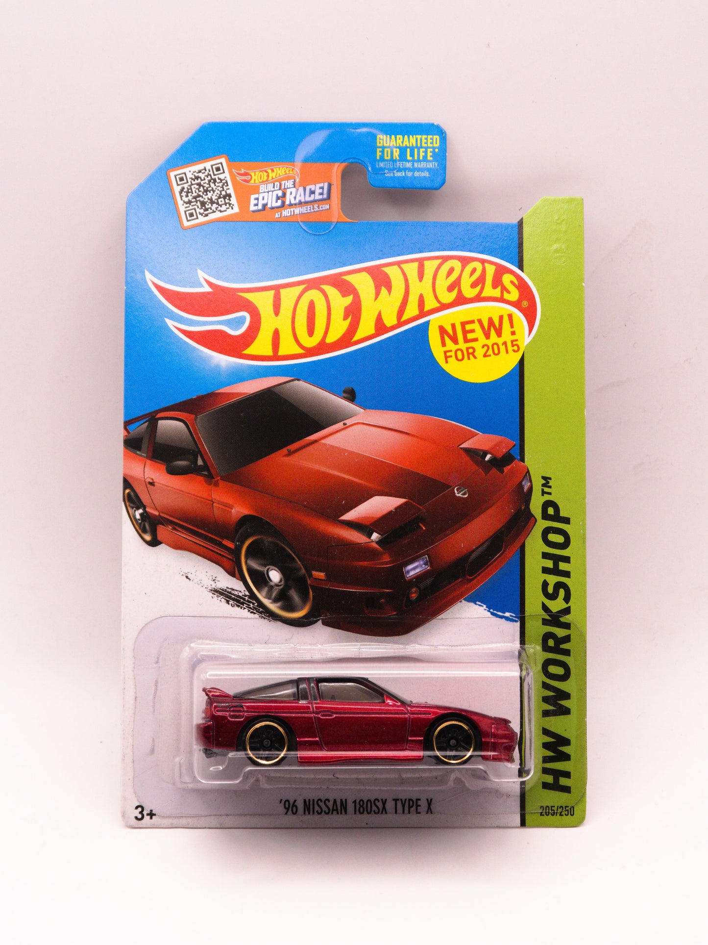 '96 Nissan 180SX Type X Czerwony