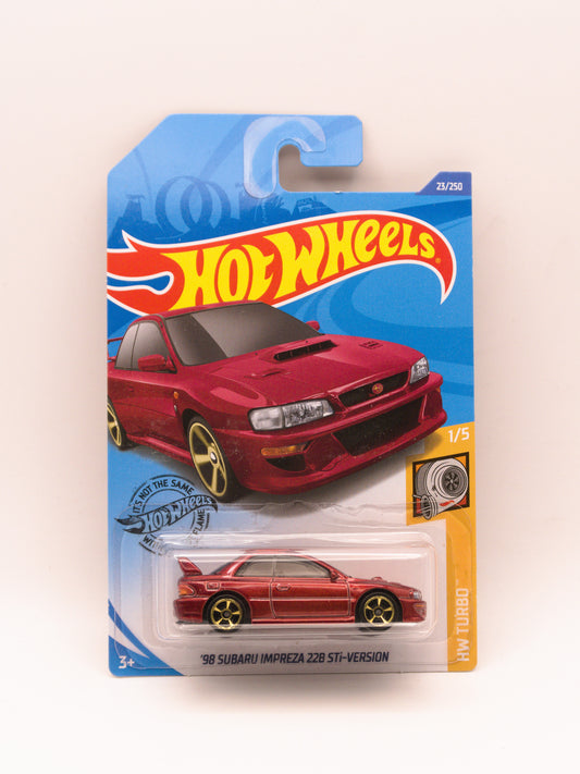 '98 Subaru Impreza 22B STi-Verions Czerwony