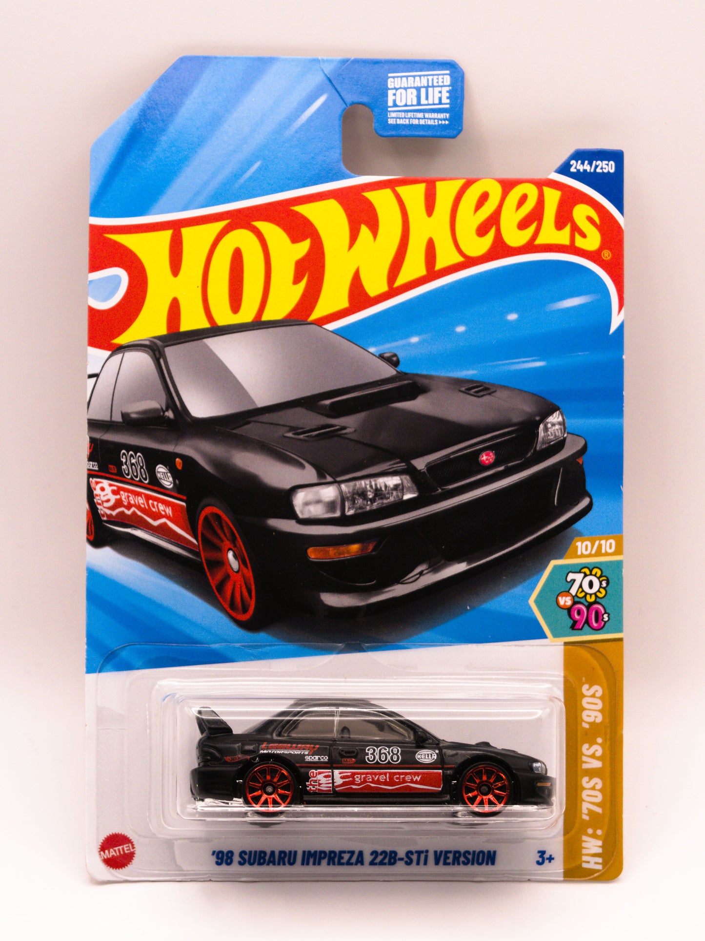 '98 Subaru Impreza 22B-STi Version Czarny USA EXCLUSIVE *USZKODZONY