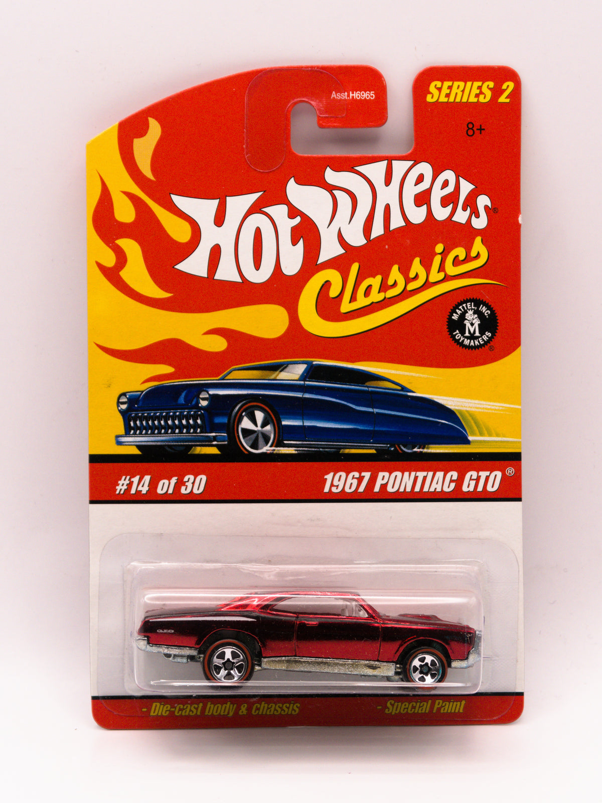 1965 Pontiac GTO Czerwony Hot Wheels Classics