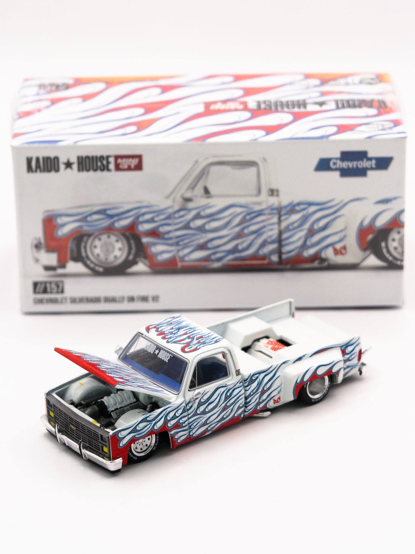 Kaido House Chevrolet Silverado Dually On Fire V2 #157
