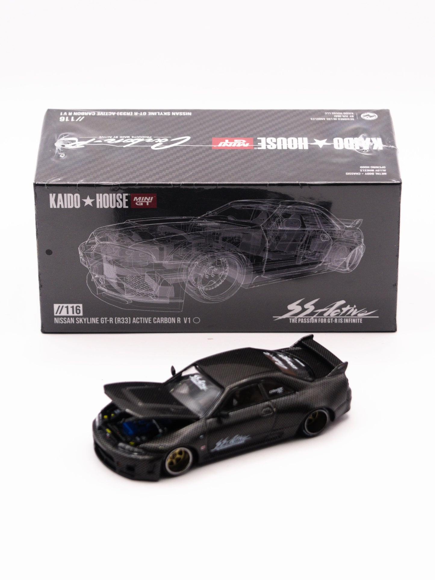 Kaido House Nissan Skyline GT-R R33 Active Carbon R V1 #116 *OTWARTY