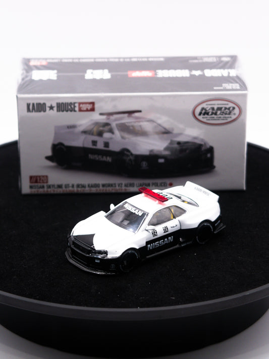 Kaido House Nissan Skyline GT-R R34 Kaido Works V2 Aero Japan Police #120