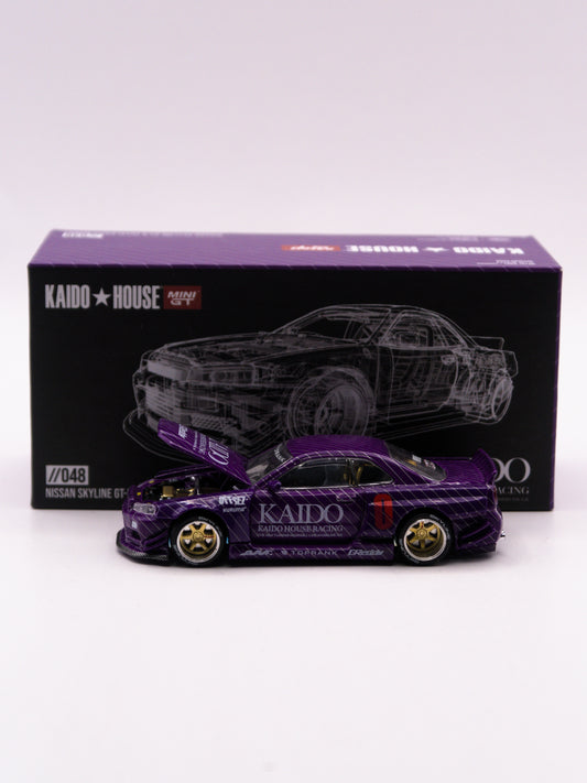 Kaido House #048 Nissan Skyline GT-R R34 Kaido Works Fioletowy