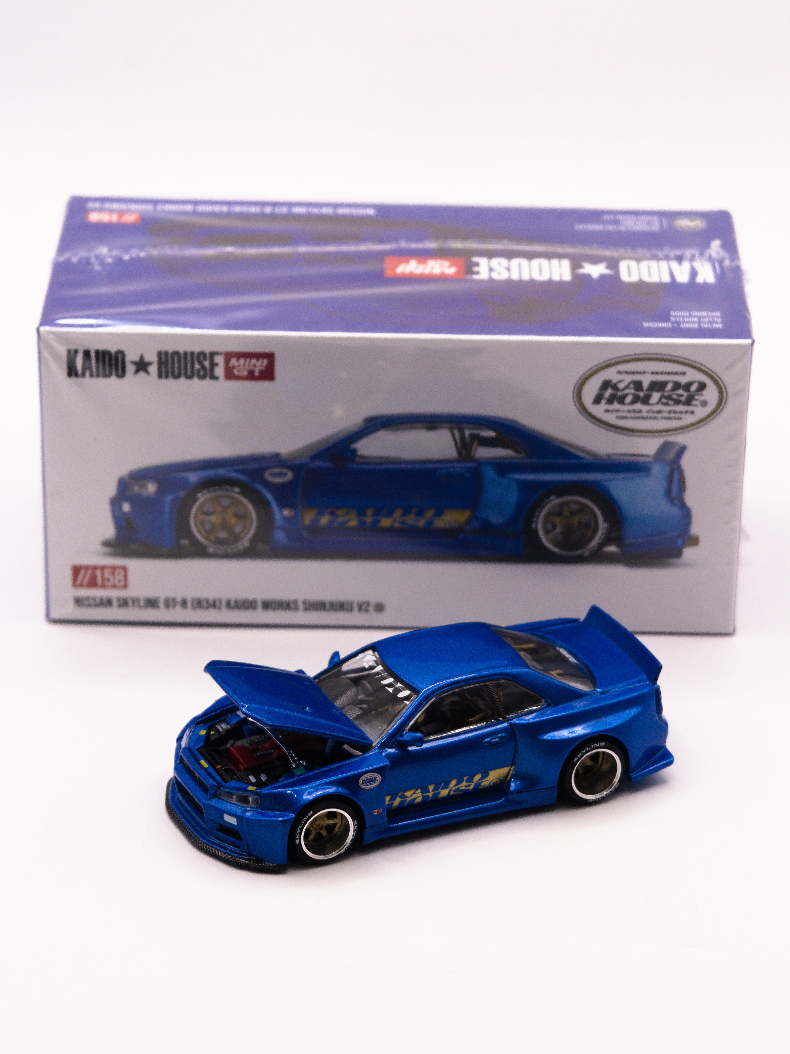 KAIDO HOUSE NISSAN R34 GTR 街道ハウス Amazon | 1/64 KAIDO HOUSE MINI GT ニッサン スカイライン GT-R