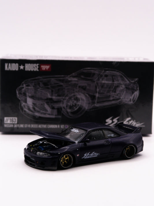 Kaido House #163 Nissan Skyline GT-R R33 Active Carbon V2 Fioletowy